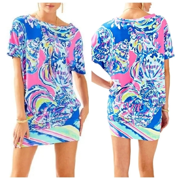 Lilly Pulitzer S SMALL Lowe Coastal Retreat Engineered Dress - Picture 2 of 11